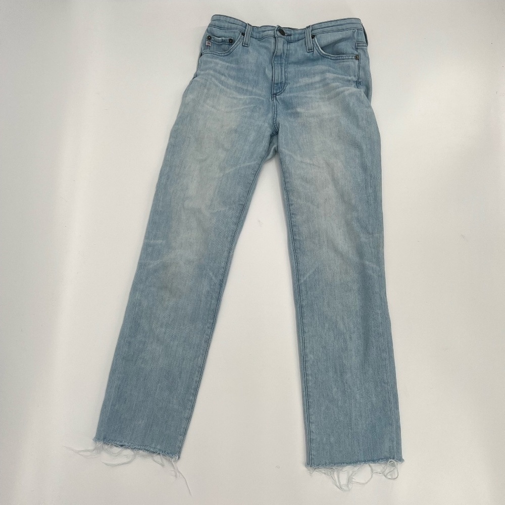 AG Adriano Goldschmied Isabelle High Rise Straight Crop Jeans Size 28 Women’s